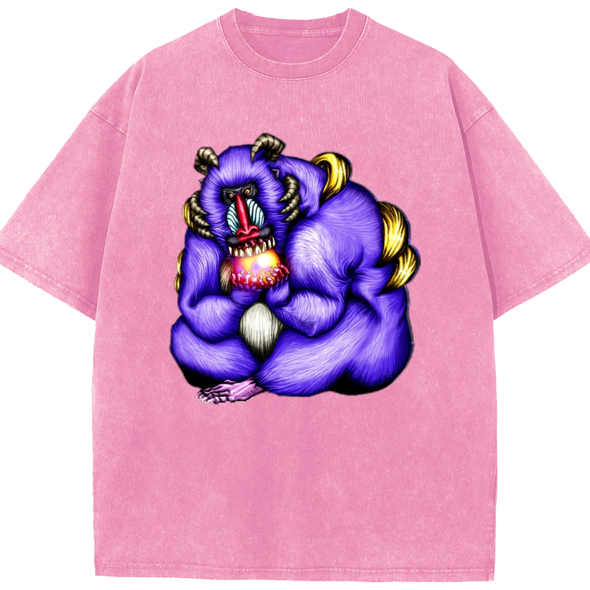 （画像用） 遊☆戯☆王 Yu-Gi-Oh! 綿100% ヴィンテージ風 半袖Tシャツ（フロントプリント）
